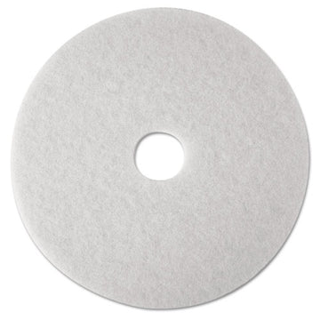 3M™ Low-speed Super Polishing Floor Pads 4100, 16" Diameter, White, 5-carton freeshipping - TVN Wholesale